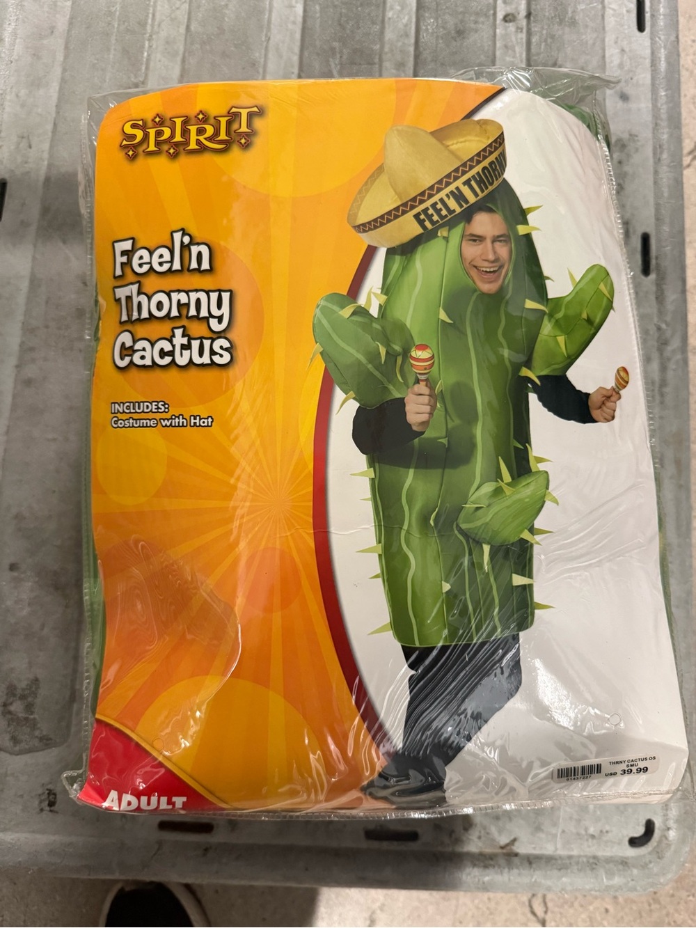 Spirit Feel'n Thorny Cactus Costume - Green